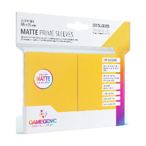 Gamegenic: Matte Prime Sleeves, Galápagos Jogos (Amarelo)