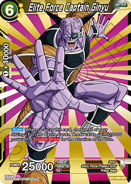 Download Elite Force Captain Ginyu | Dragon Ball Super | MYP Cards